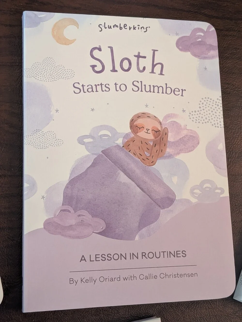 Slumberkins Sloth Daily Plan Starts to Slumber Interactive Board Book Bundle